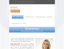 Tablet Screenshot of nathalie-raye-avocat.fr